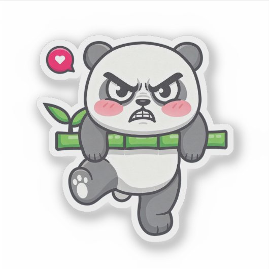 Sticker panda (Devant)