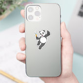 Sticker Panda à la vaccination avec seringue (Téléphone)