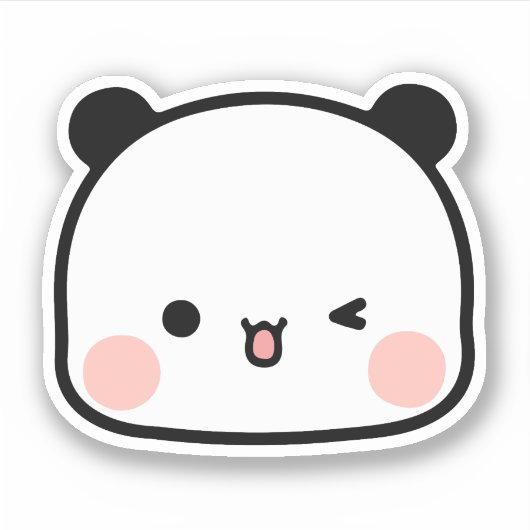 Sticker Panda bear, bubu et dudu, face bubu (Devant)