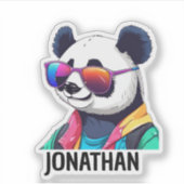 Sticker Panda Bear Swagg Monogram étanche (Devant)