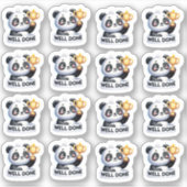 🐼 Sticker Panda "Bien Fait" 🌟 (Devant)