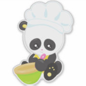 Sticker Panda cuisine, Panda Cuisine, Panda Cute, Bowl (Devant)