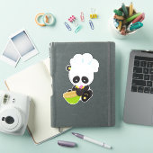 Sticker Panda cuisine, Panda Cuisine, Panda Cute, Bowl (Couverture iPad)