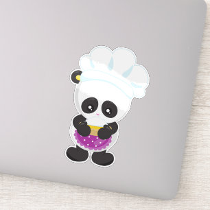 Sticker Panda De cuisine, Panda De Cuisson, Panda Avec Tar