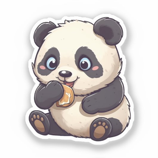 Sticker Panda de dessin (Recto)