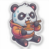 Sticker Panda de Nouilles Épicées (Devant)