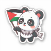 Sticker Panda de paix Padastine (Devant)