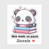 Sticker Panda durmiendo (Feuille)