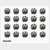 Sticker Panda en colère (Feuille)