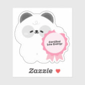 Sticker Panda Épuisé Certifié (Feuille)