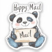 Sticker Panda Happy Mail (Recto)