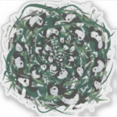 Sticker Panda-monium (Devant)