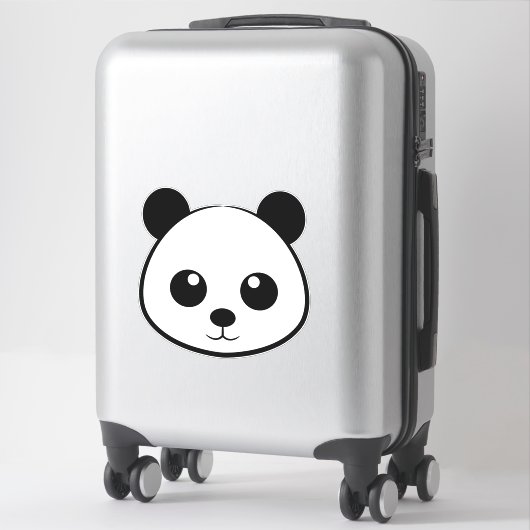Sticker Panda souriant (Sur valise)