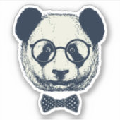 Sticker Panda stripes (Devant)