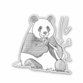 Sticker Panda tonic comique (Devant)