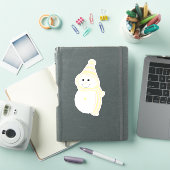 Sticker Pangender Pride Snowman Snowperson Drapeau (Couverture iPad)