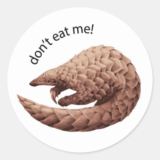Sticker Pangolin (Devant)