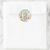 Sticker 'Panier à fleurs' (Sac)