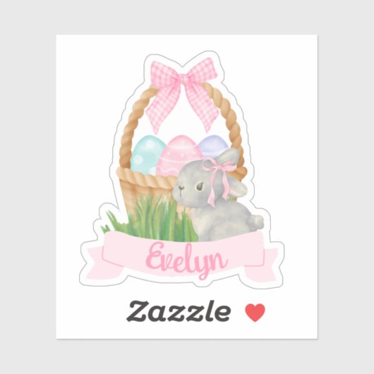 Sticker Panier de Pâques (Feuille)