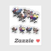 Sticker Paniers de courses Scrap Book (Feuille)