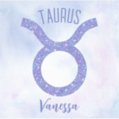 Sticker Panneau Astrologie Cute Taurus Ordinateur portable (Devant)