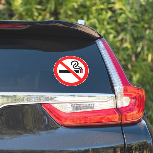 Sticker Panneau classique d'interdiction de fumer