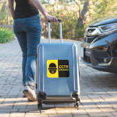 Sticker Panneau d'avertissement CCTV - Icône de caméra en  (Valise Insitu)