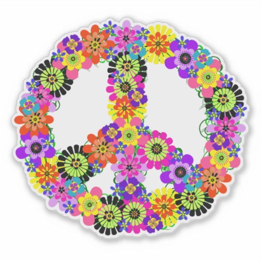 Sticker Panneau de paix (Devant)