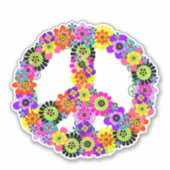 Sticker Panneau de paix (Devant)