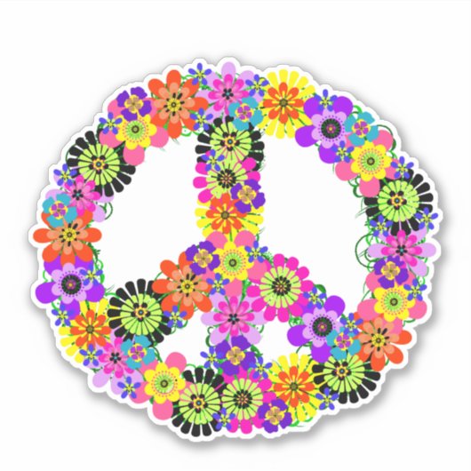 Sticker Panneau de paix (Devant)