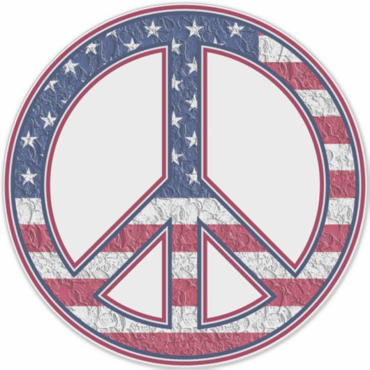 Sticker Panneau de paix (Devant)
