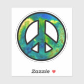 Sticker Panneau de paix Sea Green Enk (Feuille)