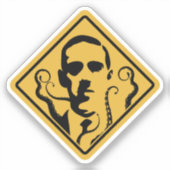 Sticker Panneau de rue Lovecraft (Recto)