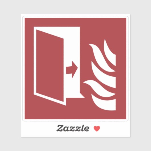 Sticker Panneau de sécurité de la porte de protection cont (Feuille)