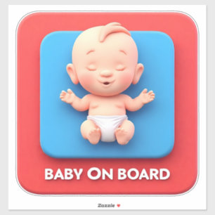 Sticker Panneau de voiture Bébé à bord