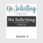 Sticker Panneau d'interdiction de sollicitation devant la (Feuille)