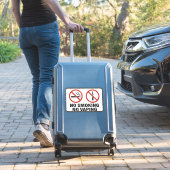 Sticker Panneau Interdiction de Fumer et de Vaper - Sensib (Valise Insitu)