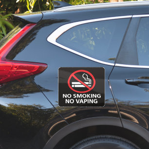 Sticker Panneau Interdiction de Fumer et de Vapoter - Sens