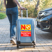 Sticker Panneau Interdiction de Fumer pour Voitures de Loc (Valise Insitu)