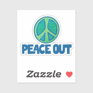 Sticker Panneau Paix
