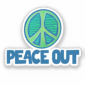 Sticker Panneau Paix (Recto)