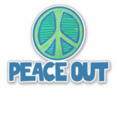 Sticker Panneau Paix (Devant)