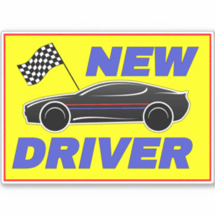 Sticker Panneau pour Conducteur Débutant Moderne pour Voit
