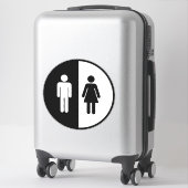 Sticker Panneau Salle de bain (Sur valise)