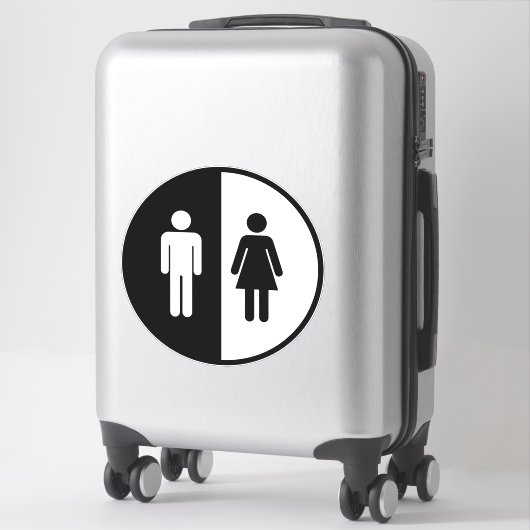 Sticker Panneau Salle de bain (Sur valise)