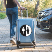 Sticker Panneau Salle de bain (Valise Insitu)