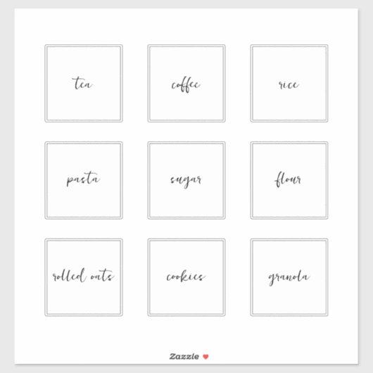 Sticker Panneaux modifiables manuscrits de 3 pouces ensemb (Feuille)