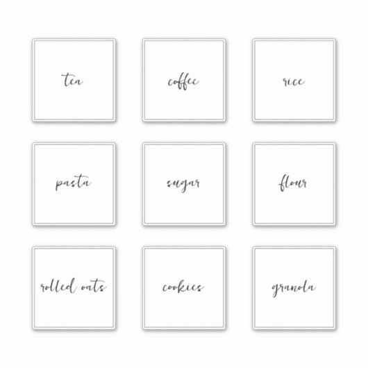 Sticker Panneaux modifiables manuscrits de 3 pouces ensemb (Devant)