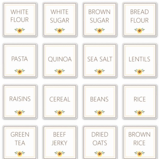 Sticker Panthère de cuisine simple et modifiable (Devant)