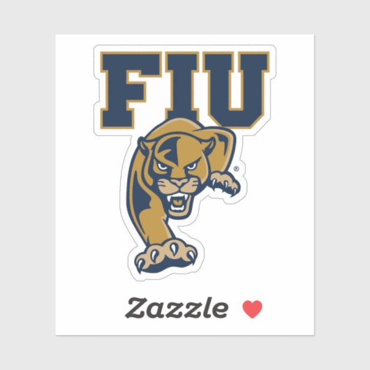 Sticker Panthers de la FIU (Feuille)